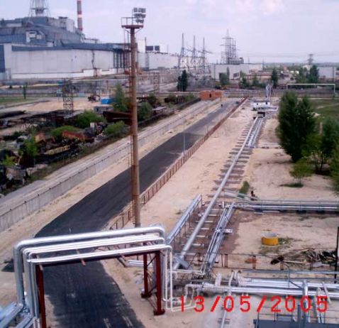 Design and construction of buildings and facilities of the offsite utilities and associated facilities of Chernobyl NPP